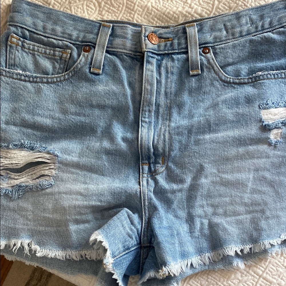 Madewell Mom Jean Shorts 27